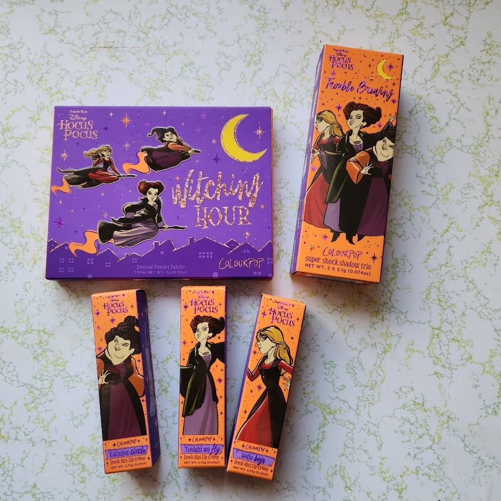 Colourpop witching hour Hocus Pocus 2022 release